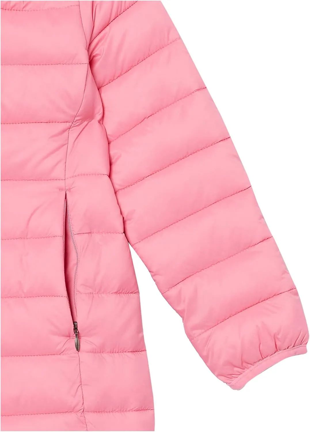 Amazon Essentials Girls and Toddlers' Long Lightweight Hooded Puffer Jacket