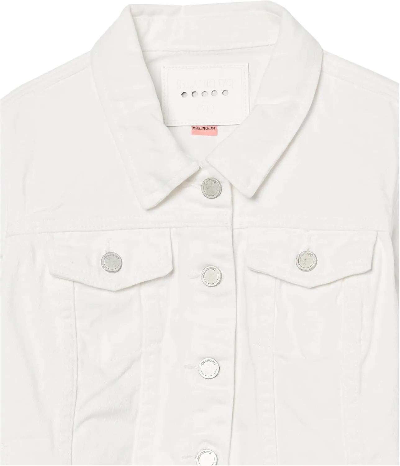[BLANKNYC] girls Denim Jacket With Fray Hem Finish, Comfortable & Stylish Coat
