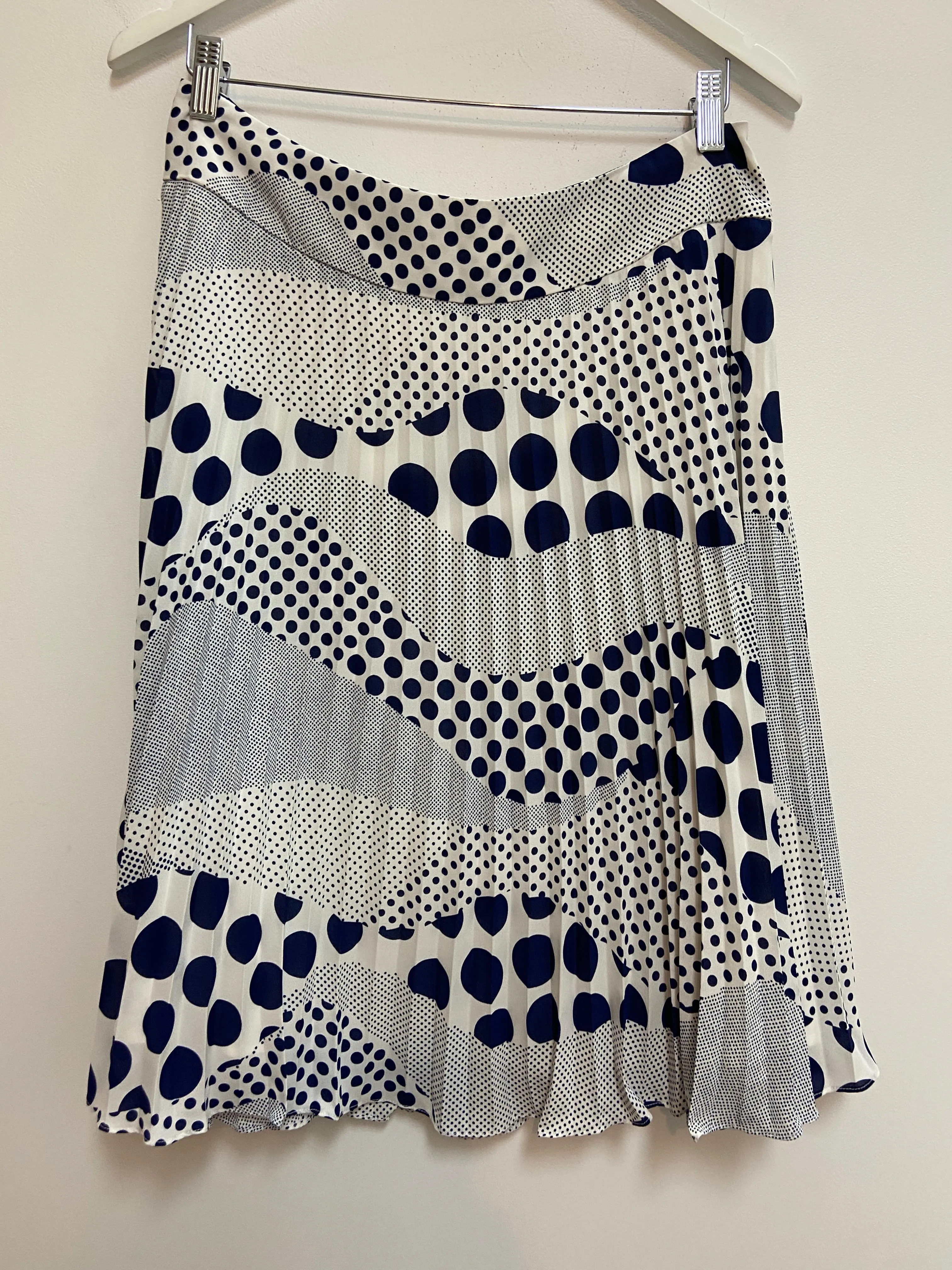 Blue and White Spotted Skirt
