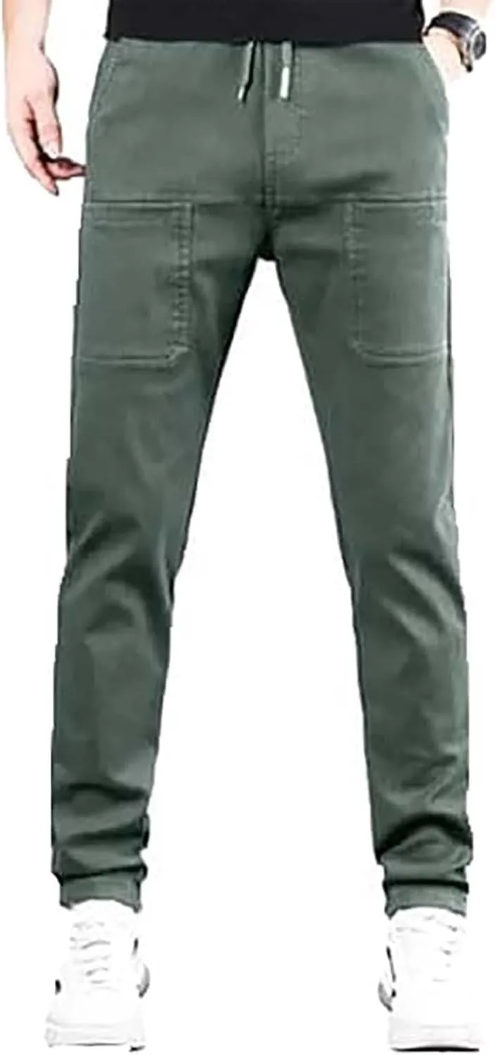 Cargo Pants for Men High Stretch Multi Pocket Durable Trousers Breathable Plus Size Comfort Fit Stretch Cargo Pant