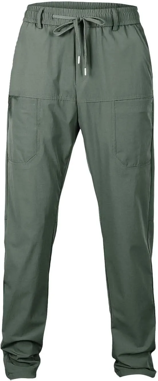 Cargo Pants for Men High Stretch Multi Pocket Durable Trousers Breathable Plus Size Comfort Fit Stretch Cargo Pant