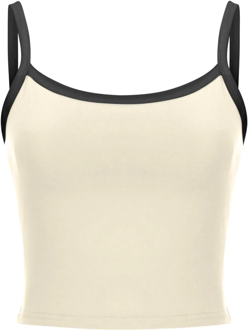 Color Block Tank Tops Women Sleeveless Crop Camisole Casual Slim Cropped Y2k Shirts Trendy Summer Square Neck Tees