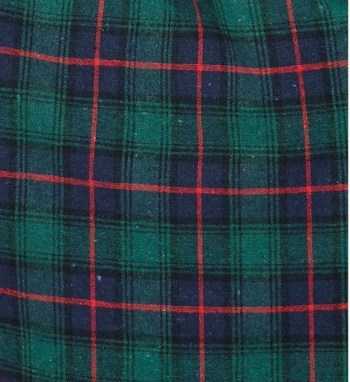 Flannel Babe Unisex Multi Hunter Green Plaid Long Sleeve Oversized Button Down Shirt