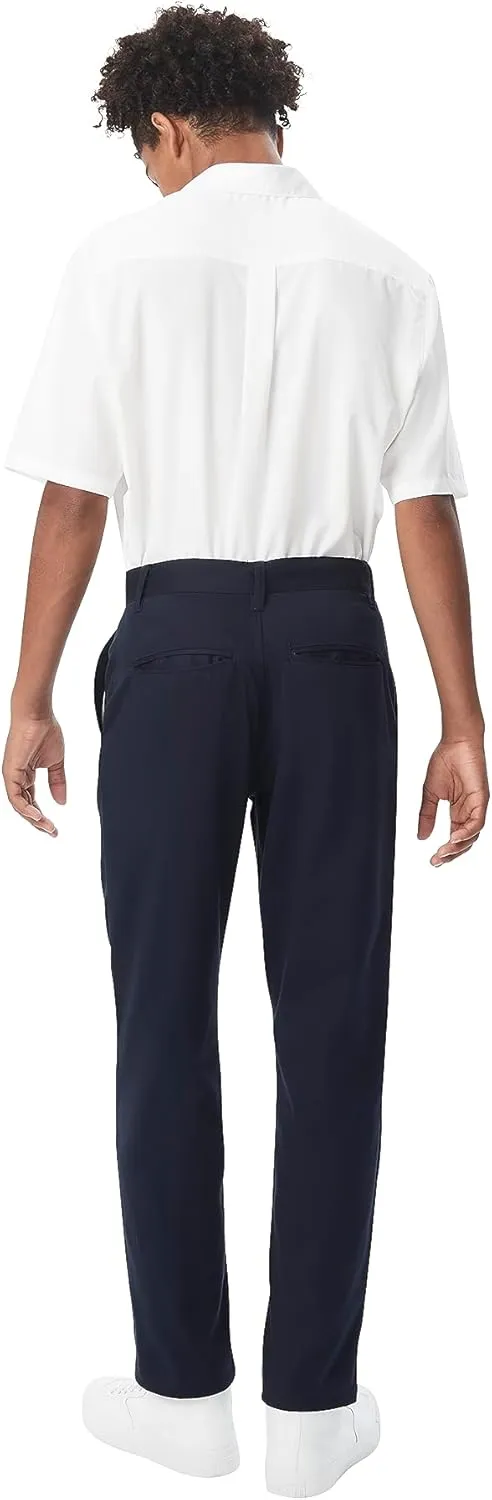 French Toast Men's Straight Fit Stretch Twill Chino Pant