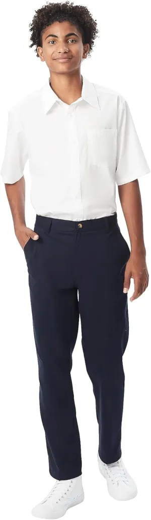 French Toast Men's Straight Fit Stretch Twill Chino Pant