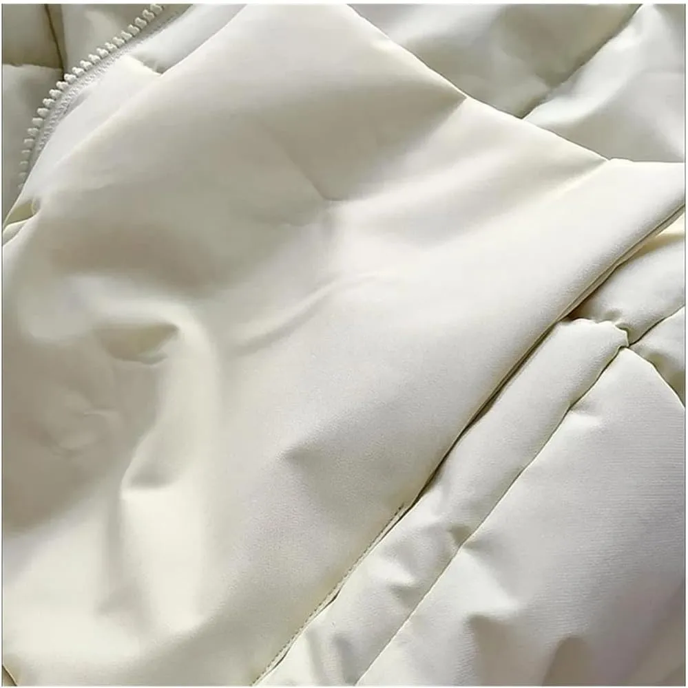 Haitpant Women Loose Hooded Down Cotton Parkas Thicken Oversize Jackets Korean Long Padded Winter Warm Coat