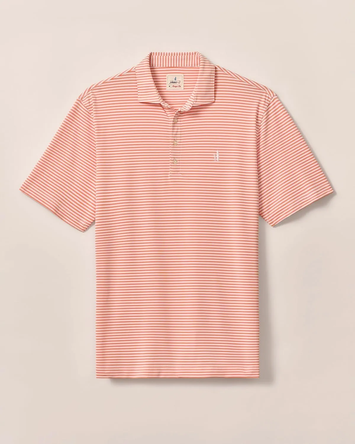 johnnie-O Performance Mesh Polo - Hunter Stripe