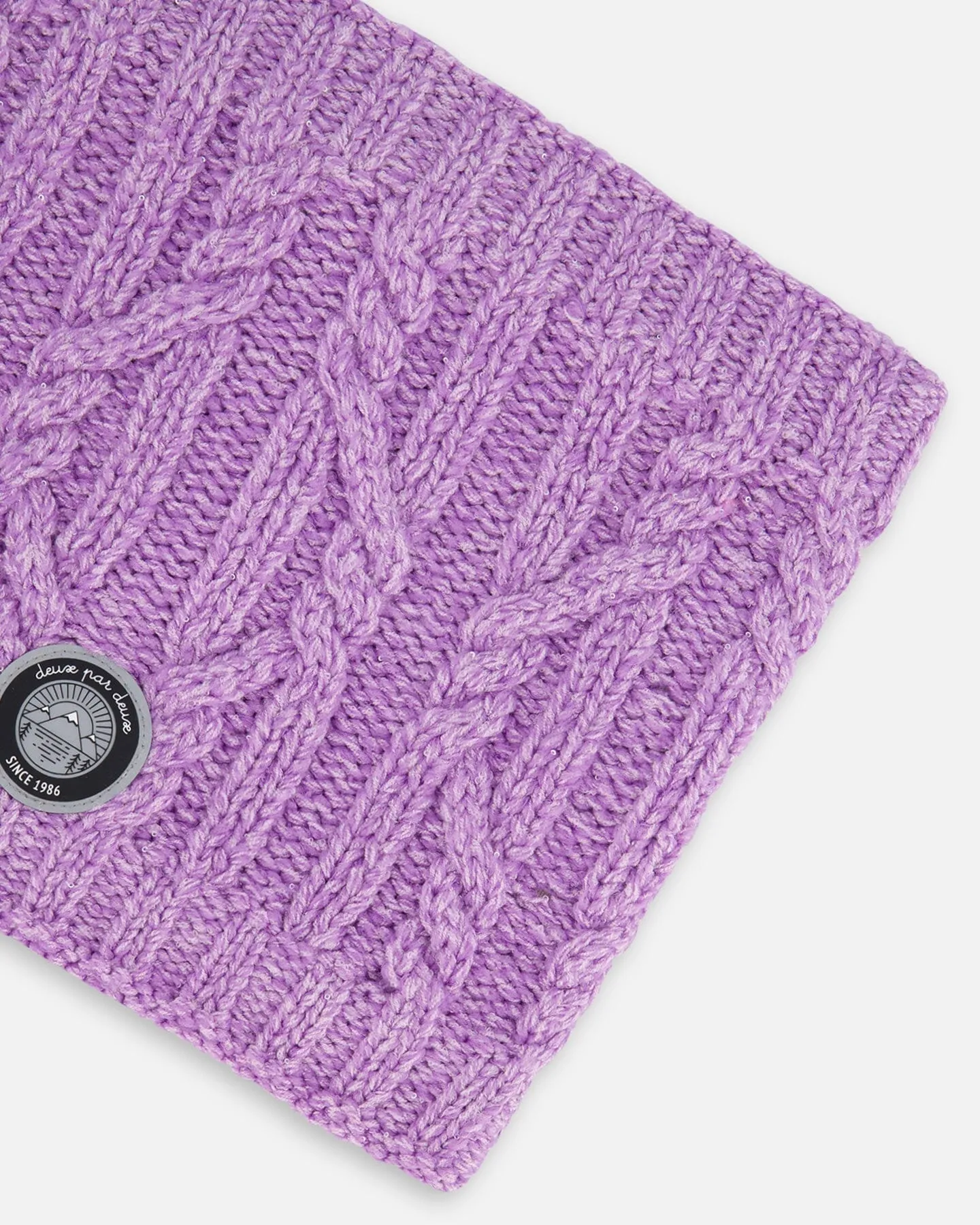 Knit Neckwarmer Purple