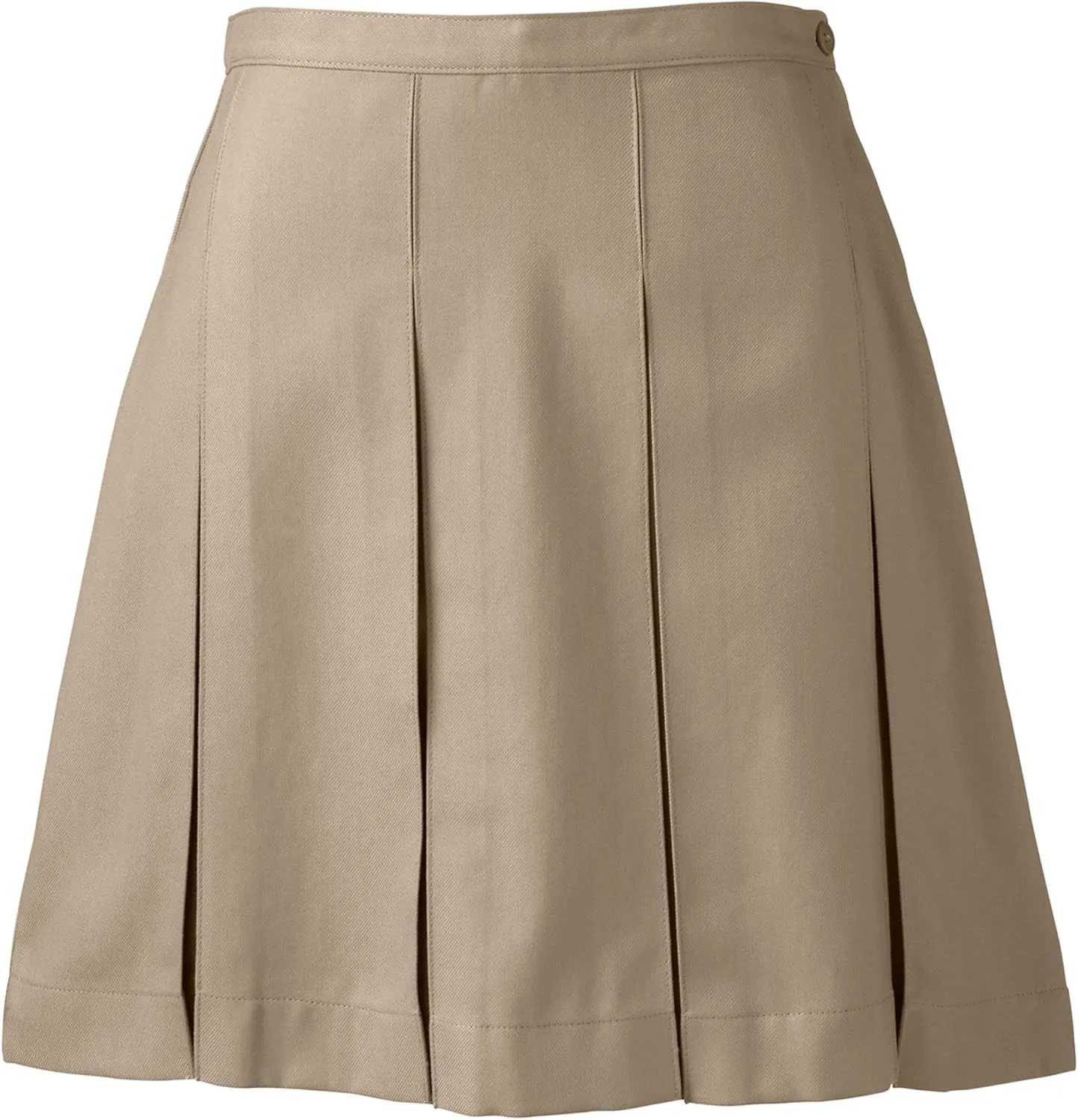 Lands' End School Uniform Women's Solid Box Pleat Skirt Above Knee
