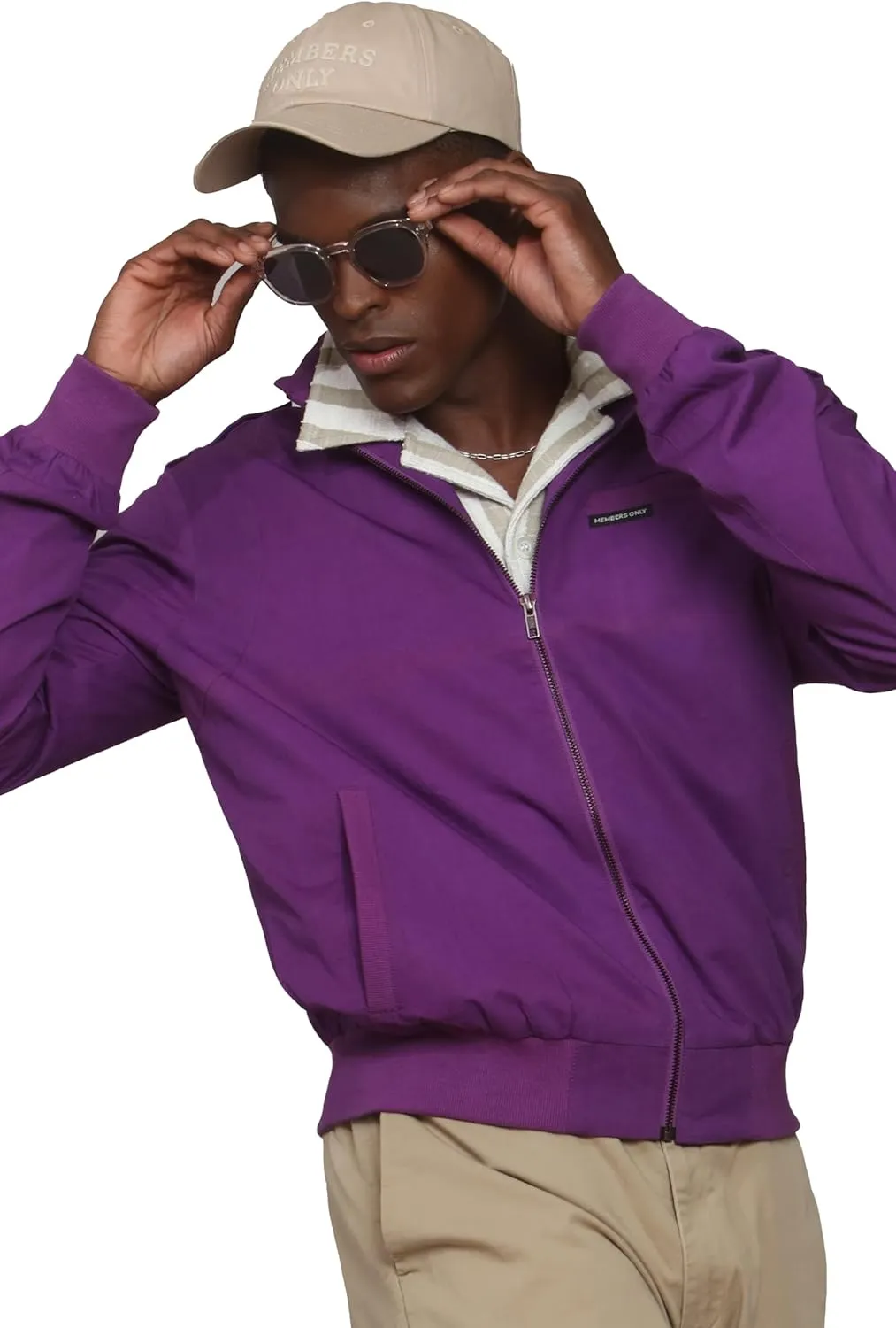 Members Only Classic Iconic Racer Lightweight Bomber Jackets Unisex