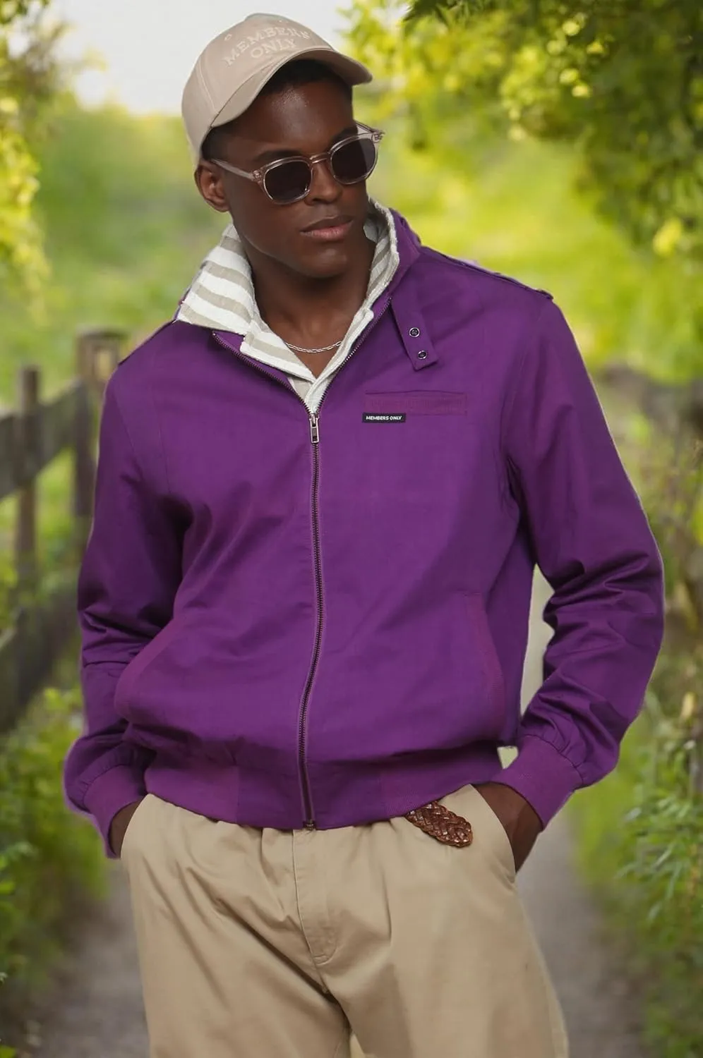 Members Only Classic Iconic Racer Lightweight Bomber Jackets Unisex
