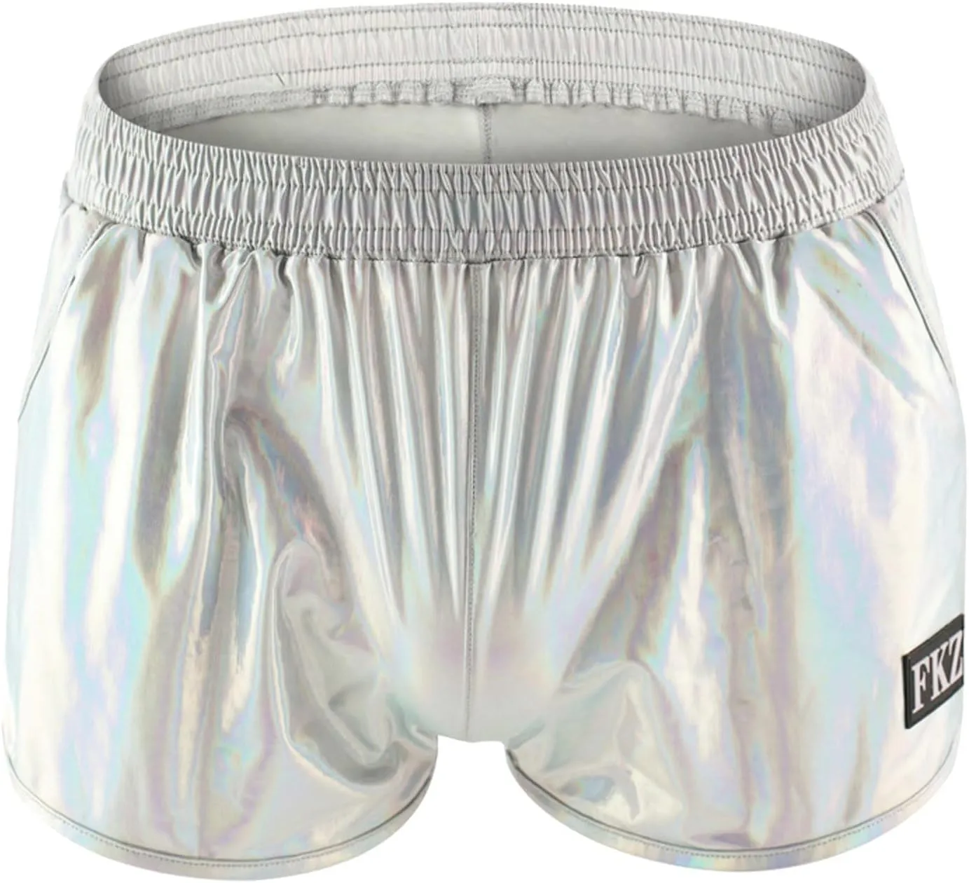Men's Leather Underwear Sexy Boxer Underpants Bronzed Faux Leather Stretch Pants Fashion Stretch Briefs