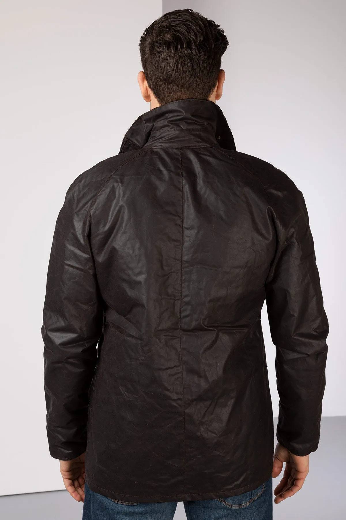 Men's Richmond Slim Fit Waxed Cotton Jacket