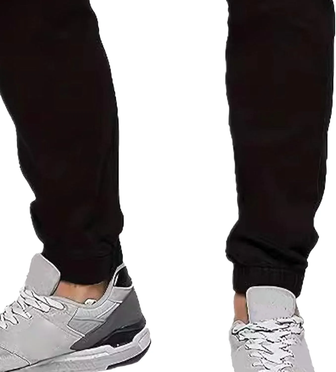 Men's Skinny Slim Fit Stretch Pants Lightweight Stretch Hiking Slack Mid Rise with Flex Waist Trousers