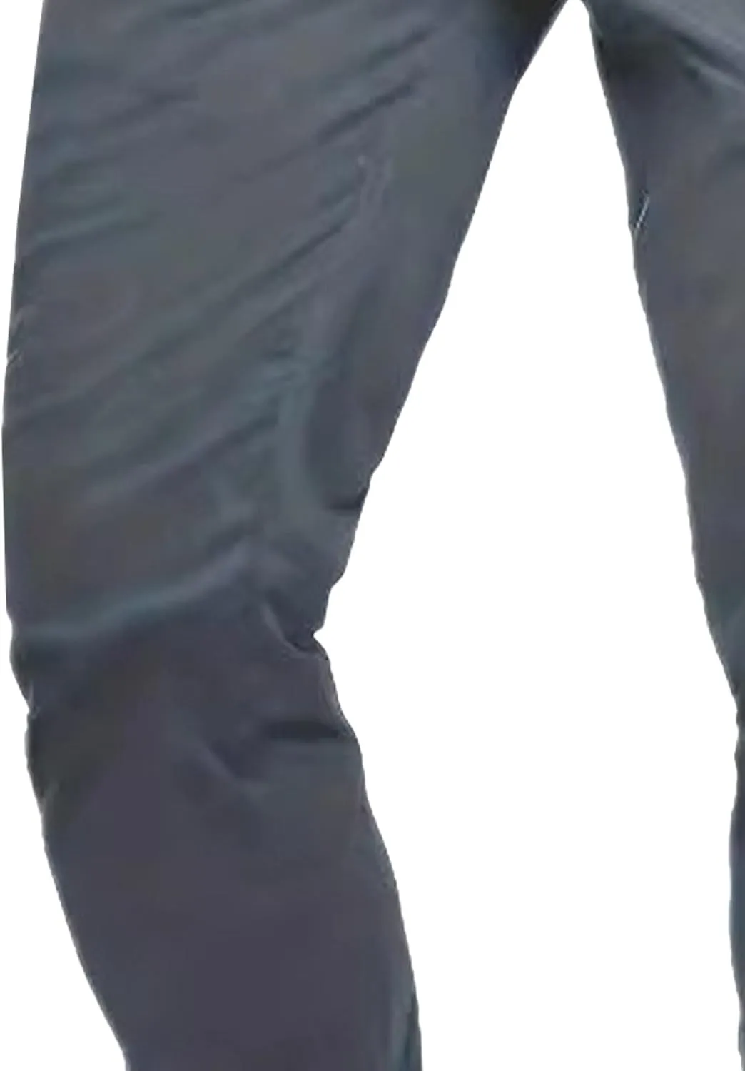 Men's Skinny Slim Fit Stretch Pants Lightweight Stretch Hiking Slack Mid Rise with Flex Waist Trousers