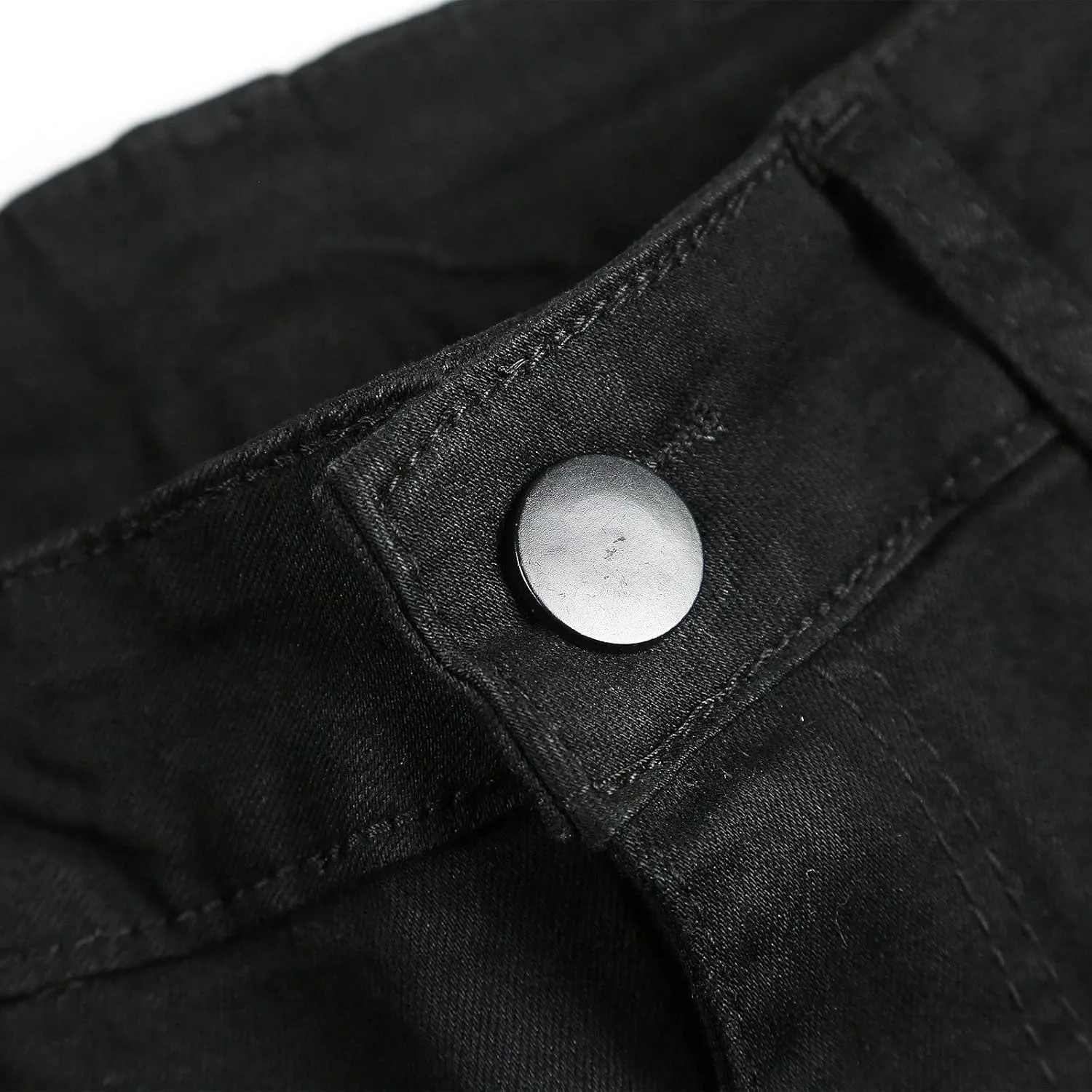 Mens Slim Fit Jeans Stretch Skinny Stretch Jean Fashion Flex Tapered Leg Denim Pants Casual Classic Plain Trousers