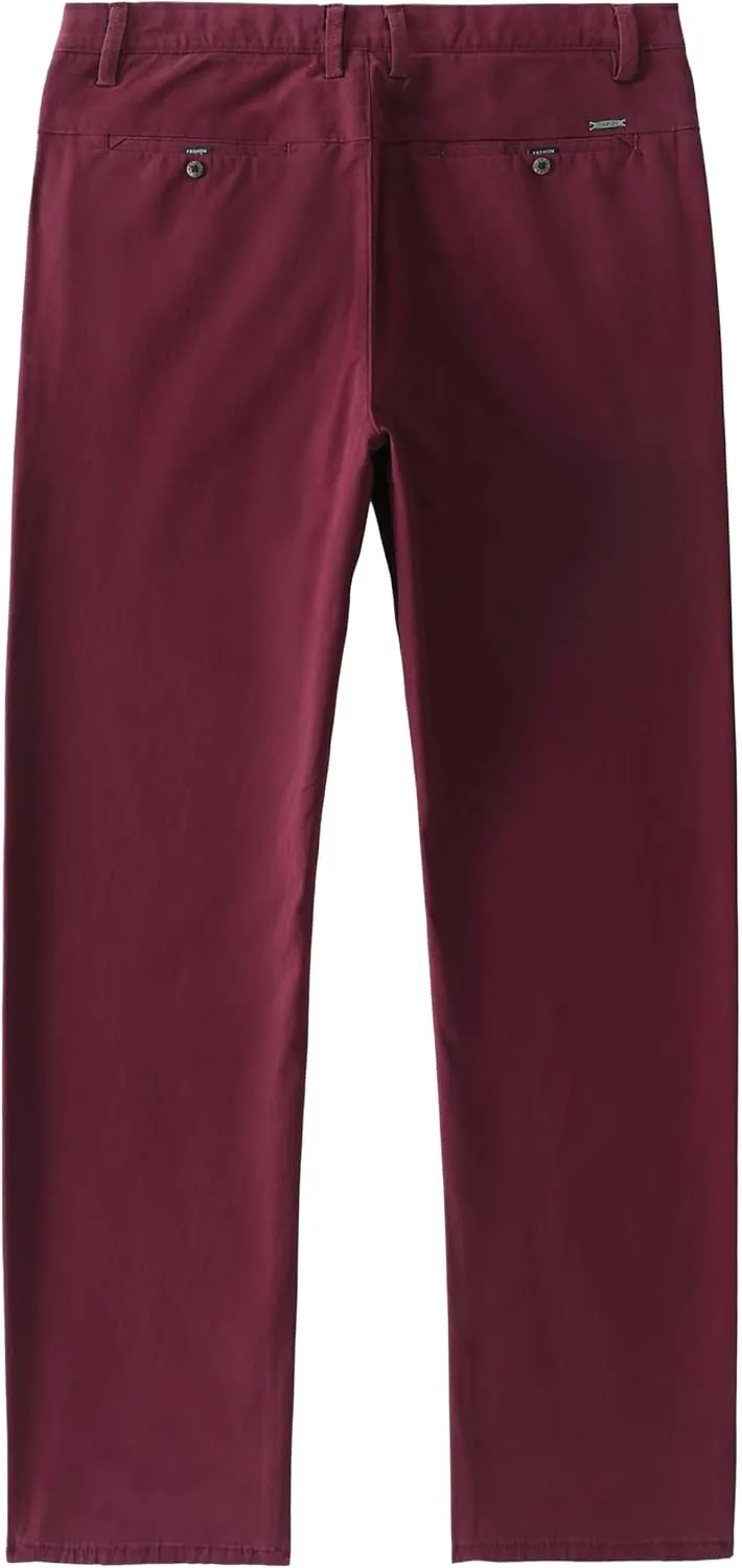 Men's Slim-Fit Stretch Cotton Fashion Tapered Casual Chino Pants