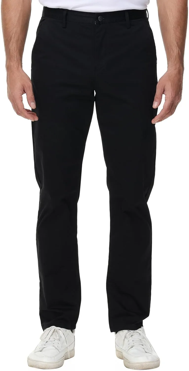 Men's Slim-Fit Stretch Cotton Tapered Casual Chino Pants