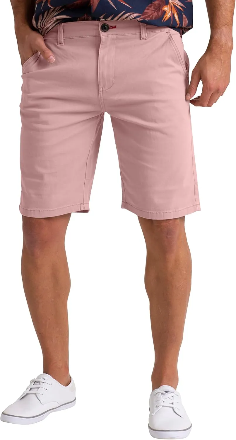 Mens Stretch Chino Casual Slim Fit Golf Summer Beach Comfort Stretch Shorts Half Pants
