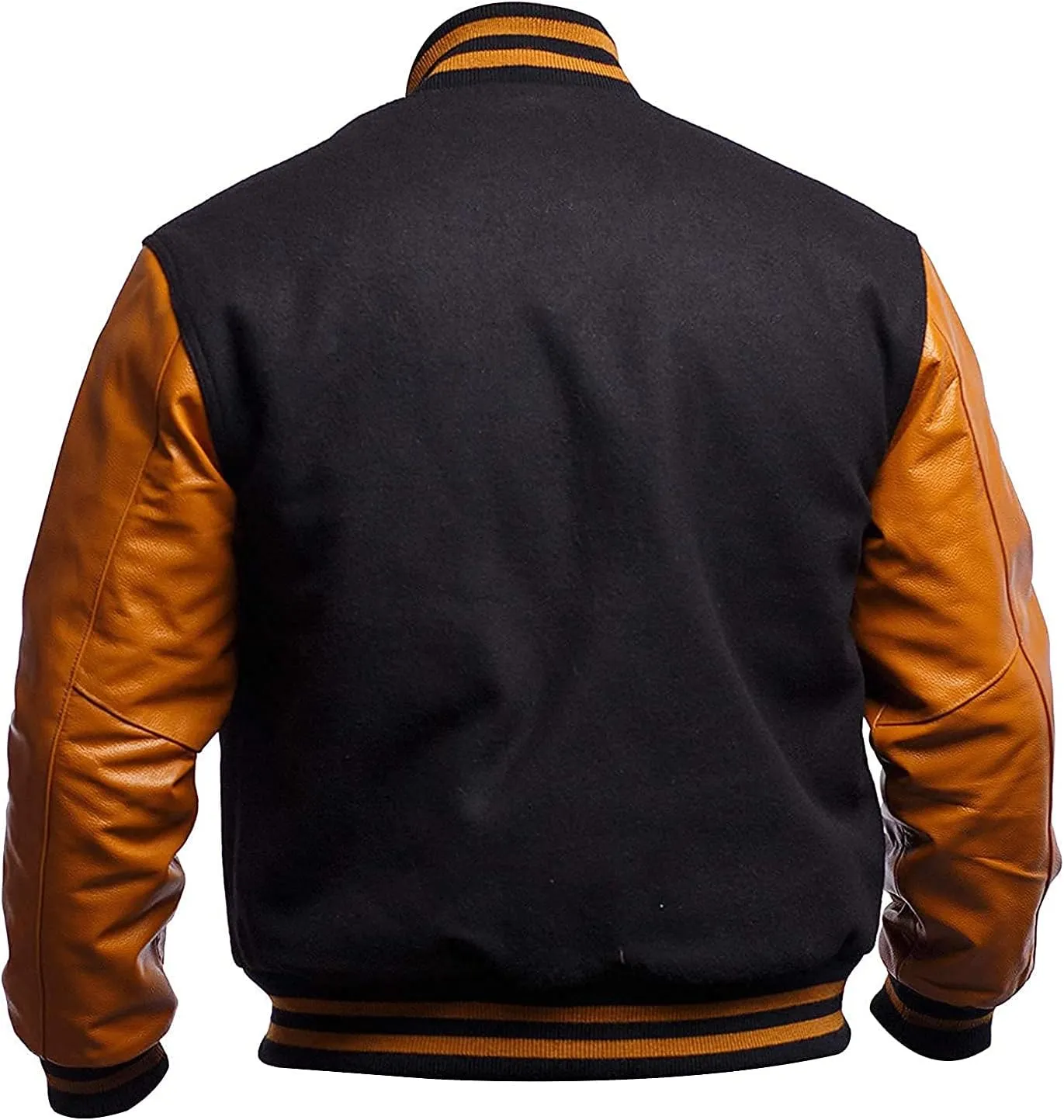 Men's Varsity Lettermans Jacket - School College Letterman Baseball Bomber Jackets for Men