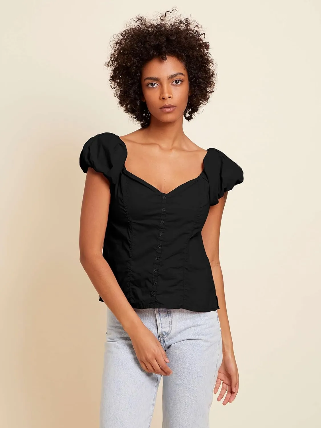 Nation LTD Women's Angel Bubble Sleeve Cami