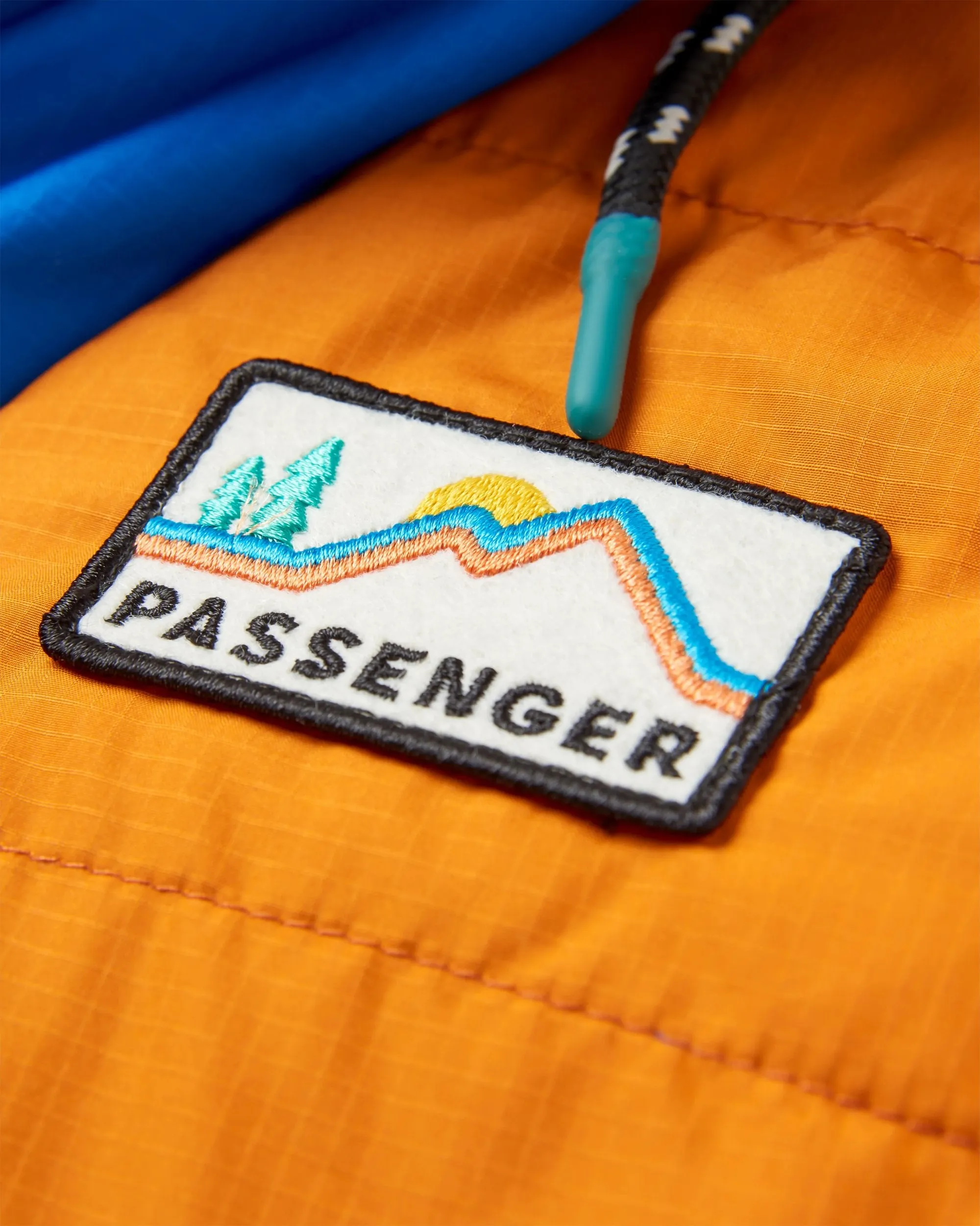 Ocean Recycled Insulated 1/2 Zip Jacket - Sunrise Orange