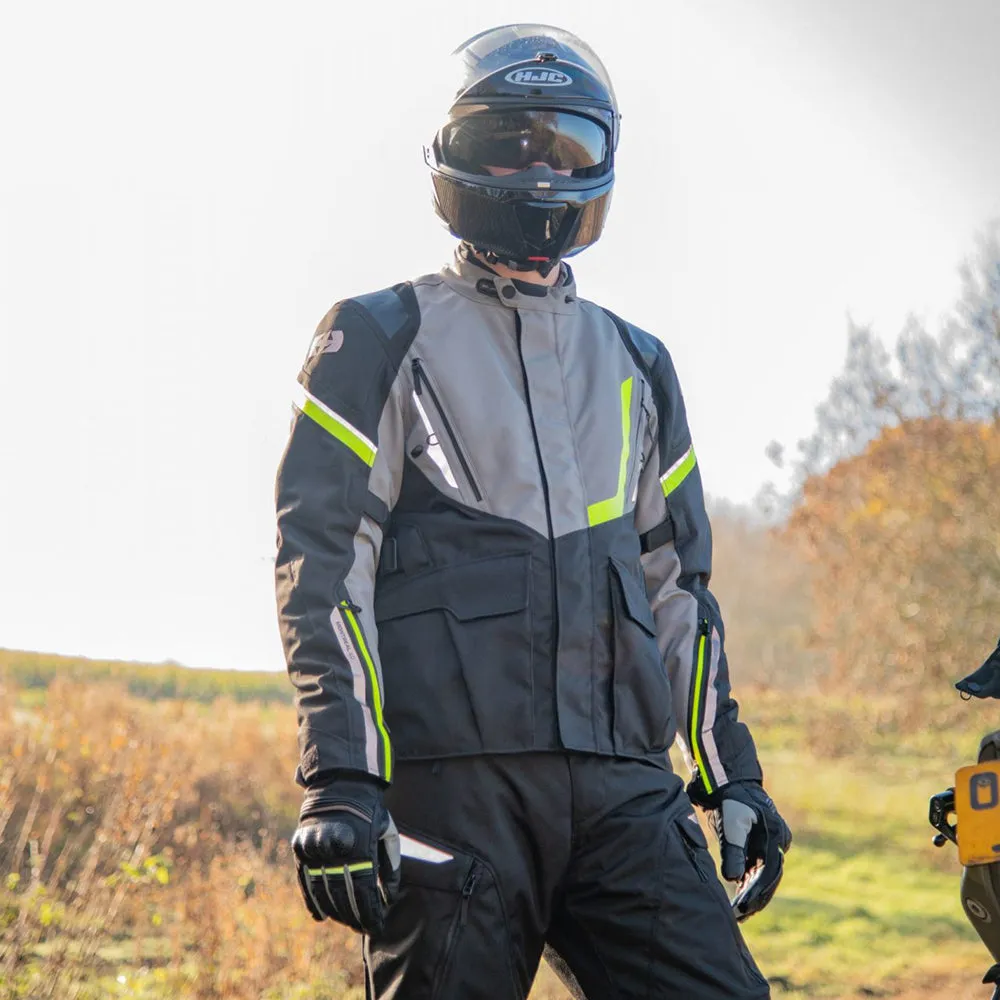 Oxford Montreal 4.0 MS Dry2Dry Jacket Black Grey & Fluo