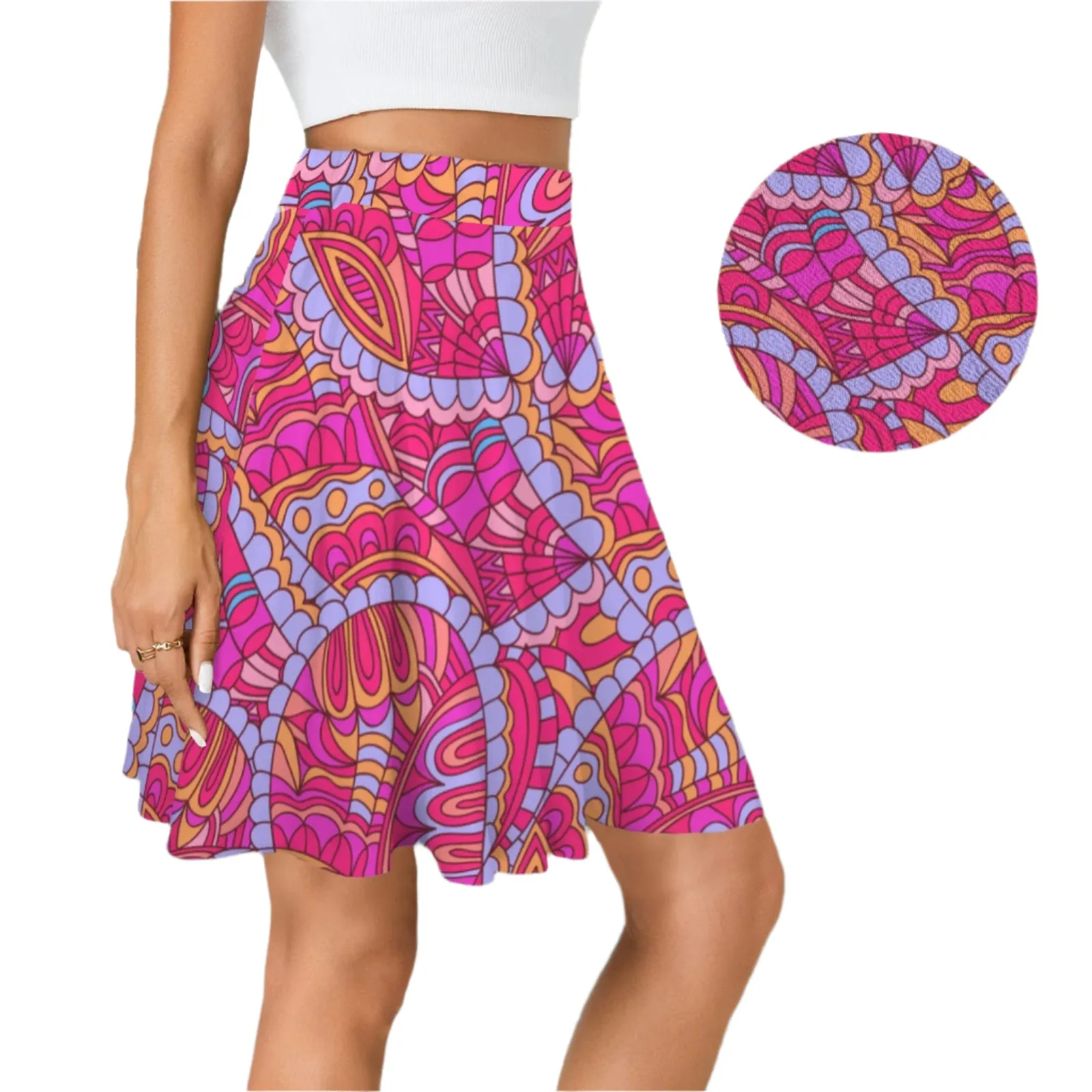 Palai Flare Mini Skirt