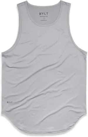Performance Drop-Cut Men's Tank Shirt  Athletic Drop Cut Sleeveless Top  Moisture Wicking, Quick-Dry, Tapered Fit