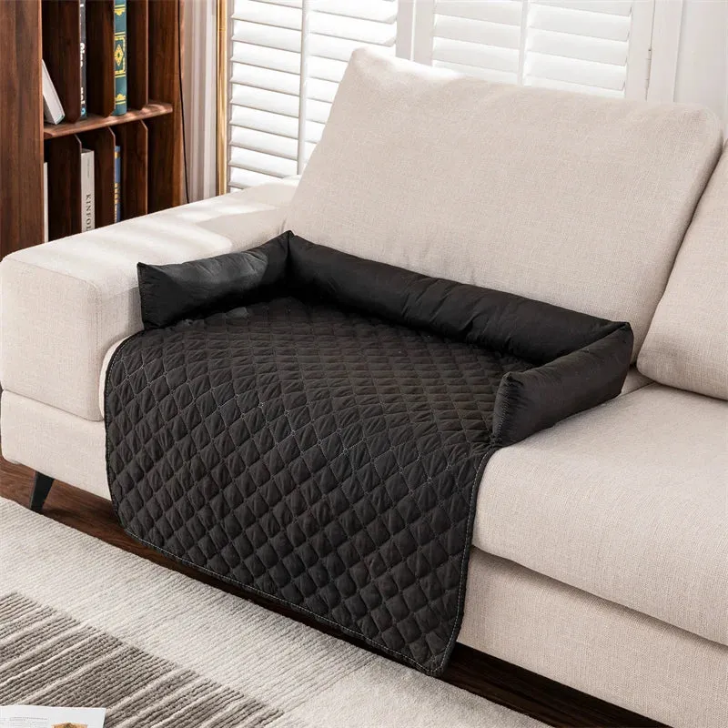 Pet Sofa mat with Quilted Cushion Design