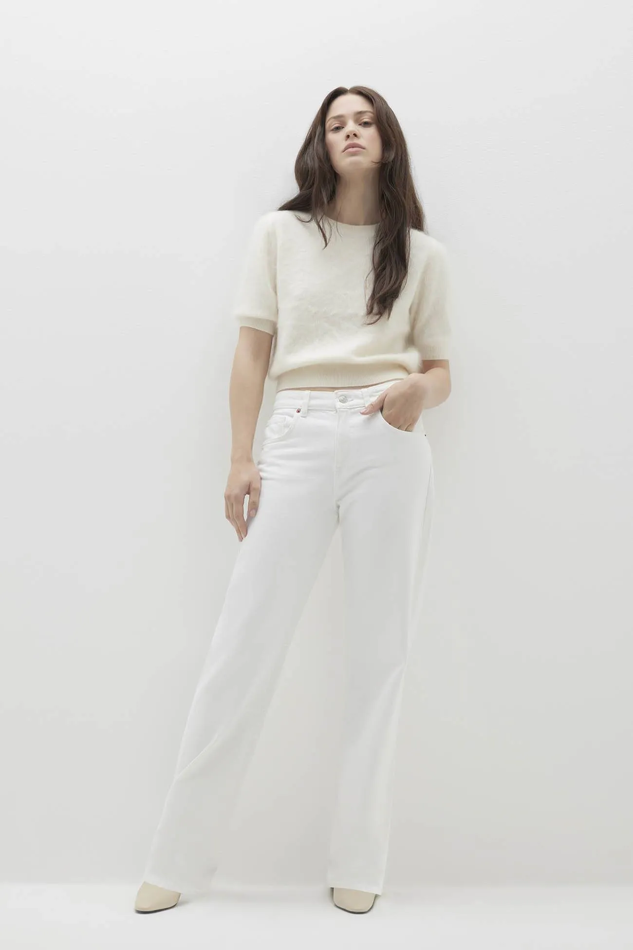 SHEENA BRUSHED CASHMERE SWEATER