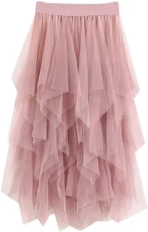 Skirts for Women Comfortable High Waist Pleated Tutu Skirt Ladies Midi Skirt 80S Costumes for Women