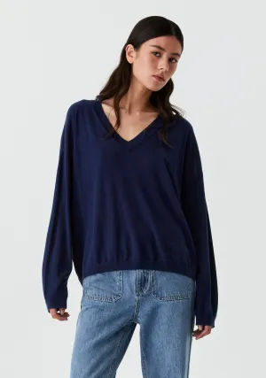 Skye Knit Pullover_Navy