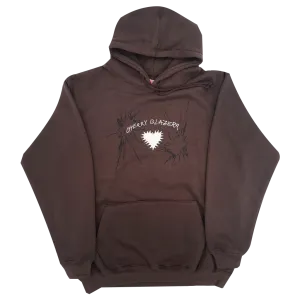 Spikey Heart Brown Hoodie