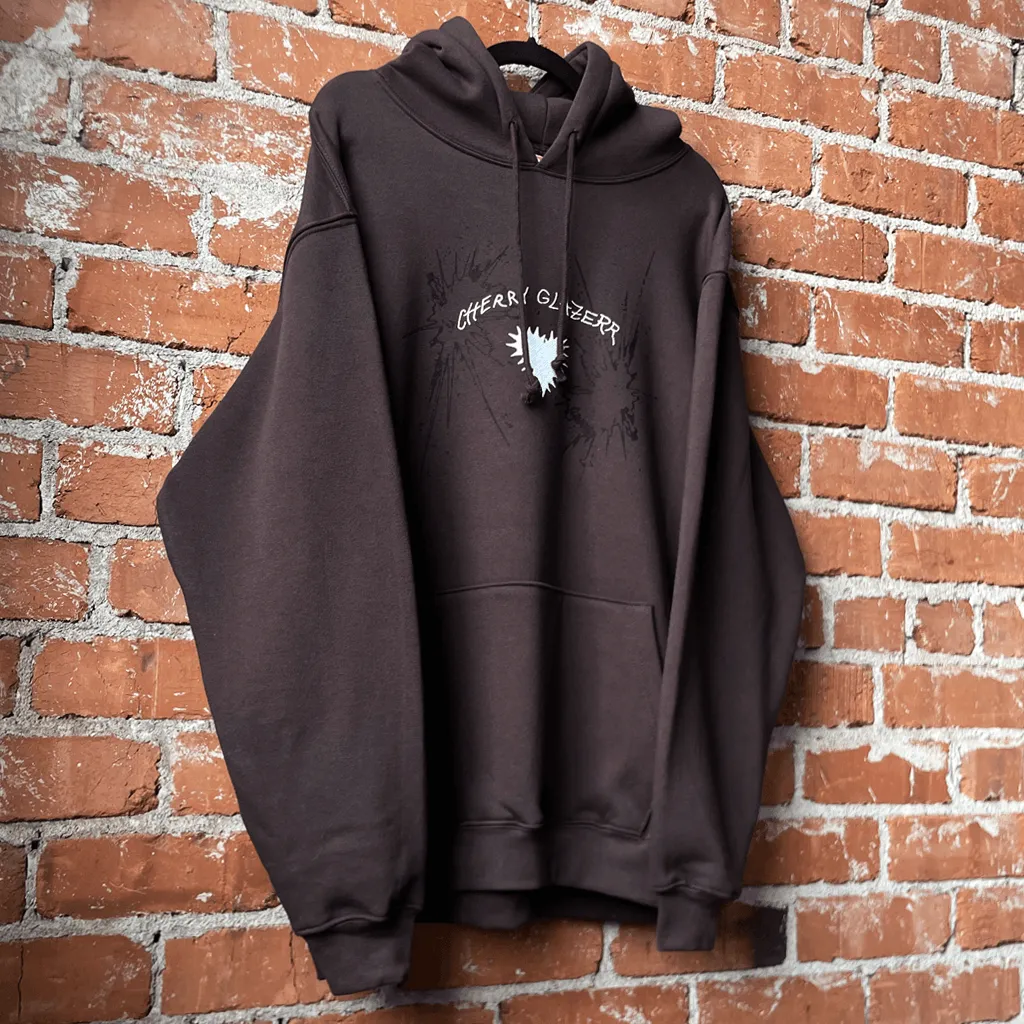 Spikey Heart Brown Hoodie