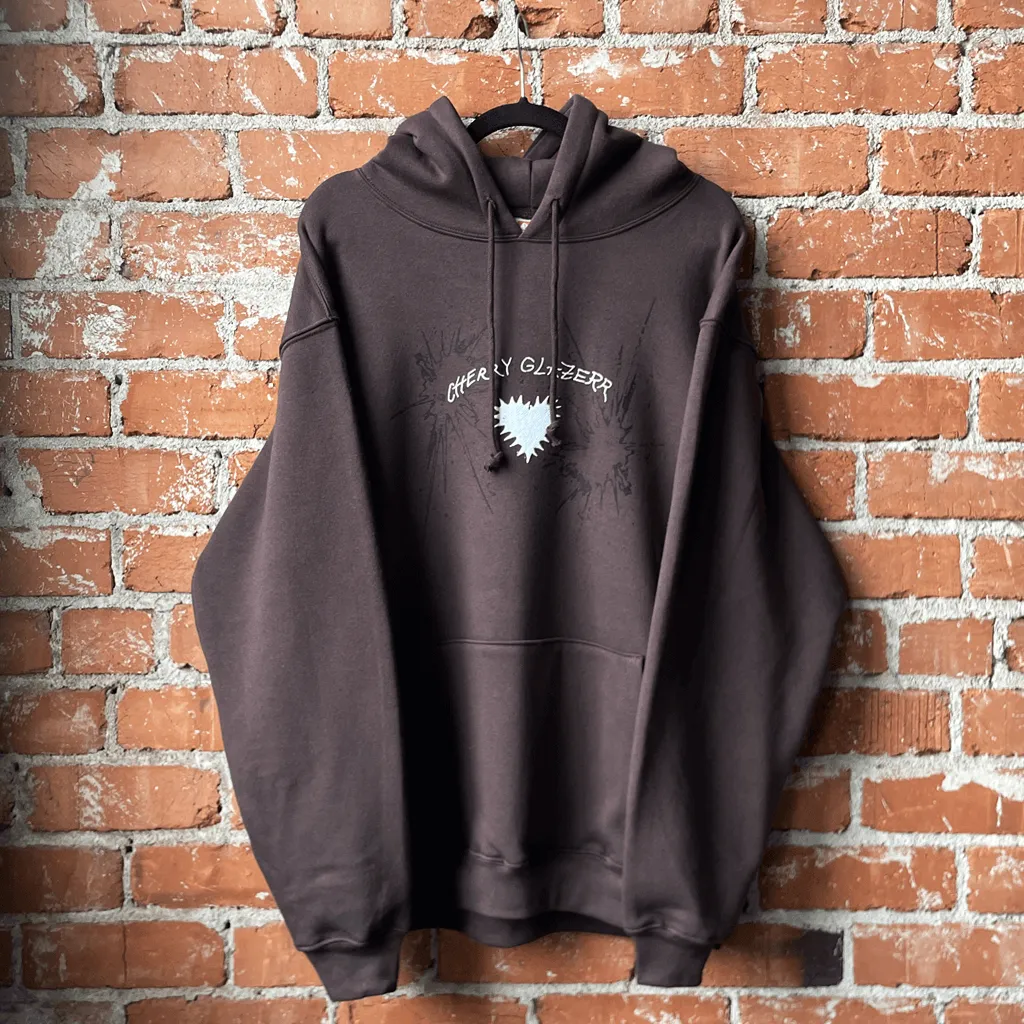 Spikey Heart Brown Hoodie