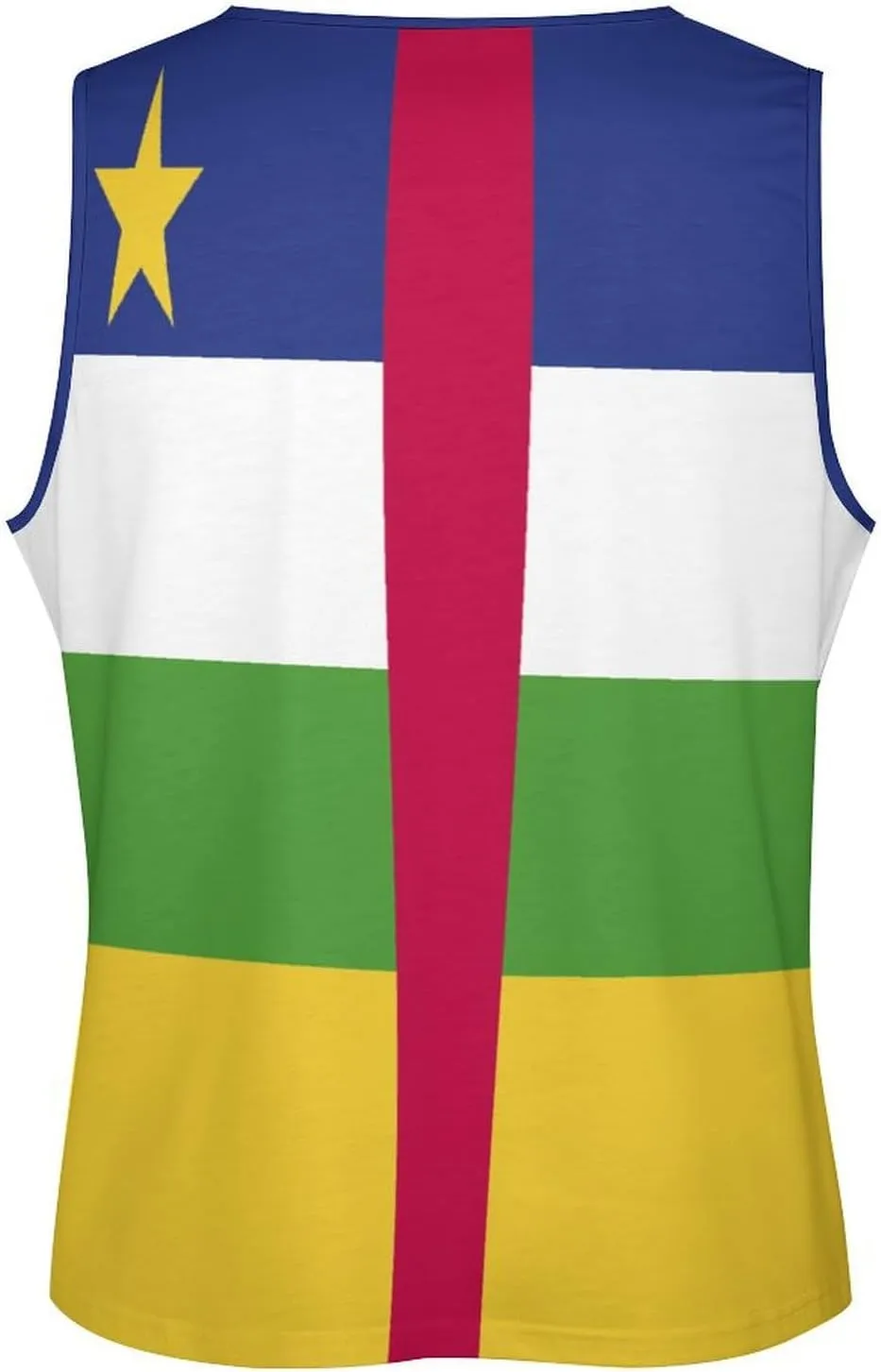 TAIZIYEAH Dominican Flag Mens Workout Tank Tops Gym Loose Fit Sleeveless Shirt Summer Beach Crewneck Breathable Tees