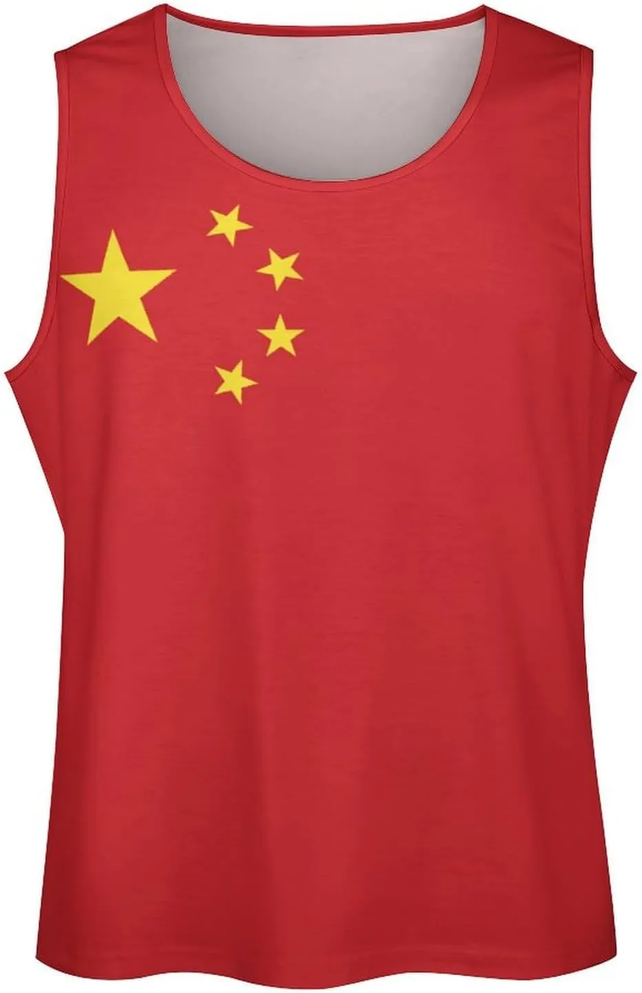 TAIZIYEAH Dominican Flag Mens Workout Tank Tops Gym Loose Fit Sleeveless Shirt Summer Beach Crewneck Breathable Tees