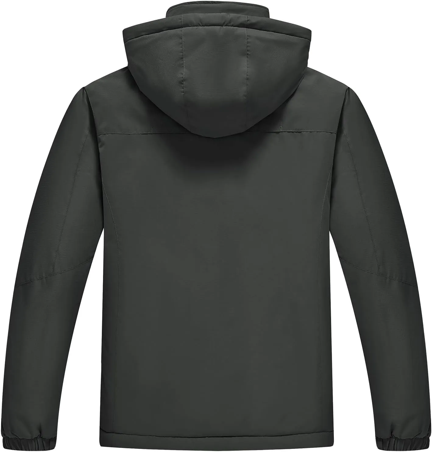 TBMPOY Men's Winter Coat Waterproof Warm Ski Snow Jackets Insulated Fleece Lined Snowboard Hooded Raincoat