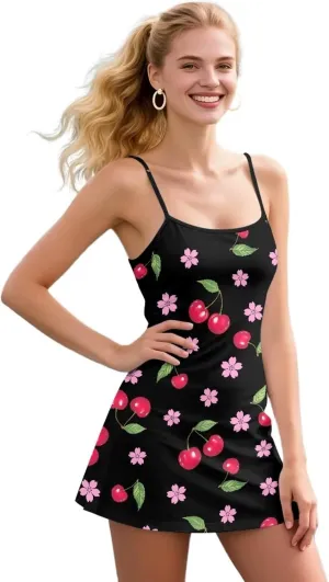 Tennis Dresses for Women with Shorts Sleeveless Backless Comfortable Athletic Golf Dress for Exercise Sports XS-2XL