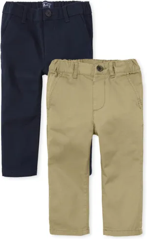 The Children's Place Baby Boys' and Toddler Stretch Skinny Chino Pants