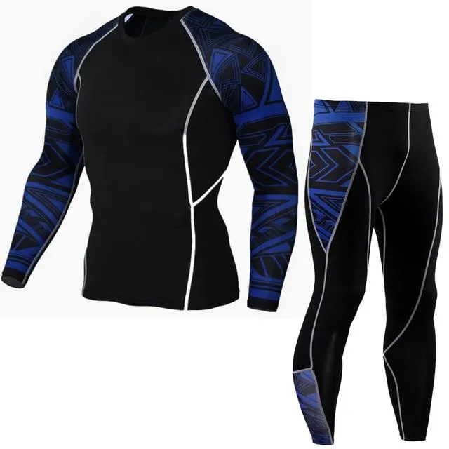 Thermal Mens Underwear   Long Sleeve Fitness Tights