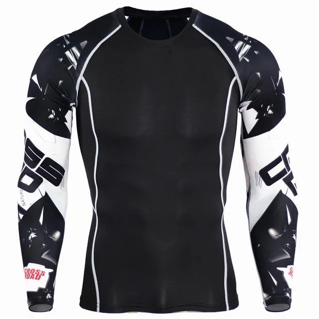 Thermal Mens Underwear   Long Sleeve Fitness Tights