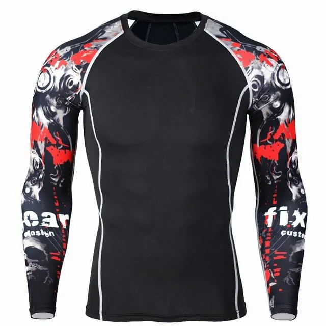 Thermal Mens Underwear   Long Sleeve Fitness Tights