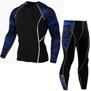 Thermal Mens Underwear   Long Sleeve Fitness Tights