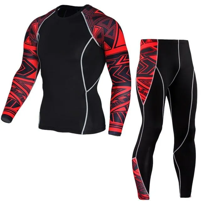 Thermal Mens Underwear   Long Sleeve Fitness Tights