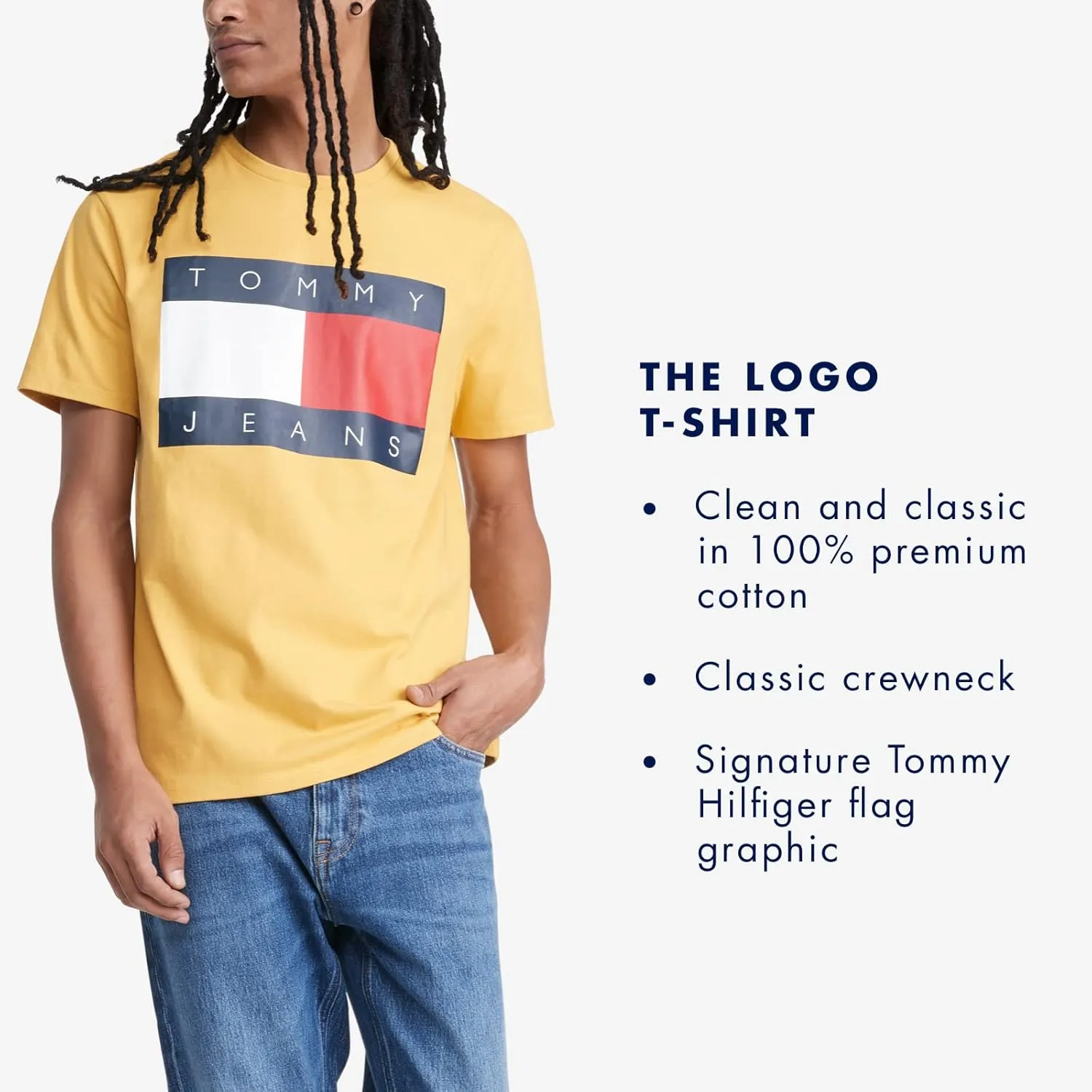 Tommy Hilfiger Men's Tommy Jeans Graphic Logo T-Shirt