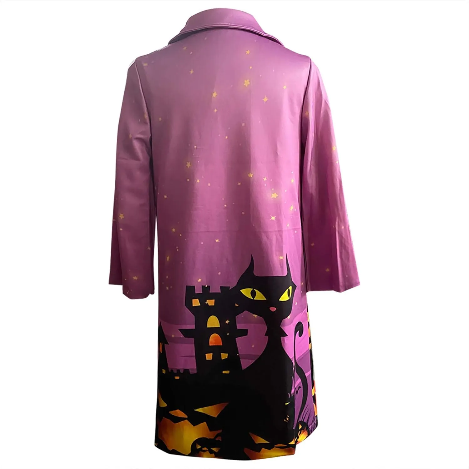 Trench Coat for Women's Oversized Fashion Printed Jackets Boho Long Cardigans Casual Open Front Coats Outerwear