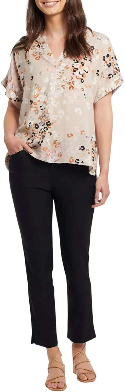 Tribal Women's Performance Stretch Pull on Slimming Ankle Pants