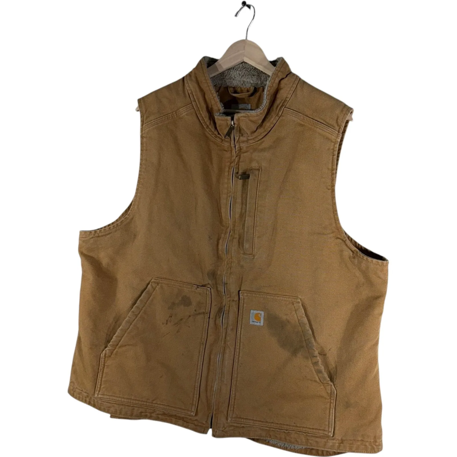 Vintage Carhartt Sherpa Lined Workwear Vest